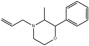 Morpholine, 4-allyl-3-methyl-2-phenyl- (8CI) Structure