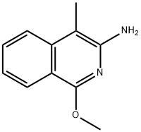 1-메톡시-4-메틸이소퀴놀린-3-아민 구조식 이미지