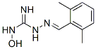 Guanidine, 1-[(2,6-dimethylbenzylidene)amino]-3-hydroxy- (8CI) Structure