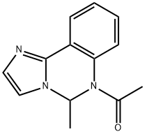 Imidazo[1,2-c]quinazoline, 6-acetyl-5,6-dihydro-5-methyl- (8CI) Structure