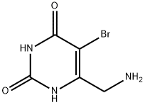 Uracil, 6-(aminomethyl)-5-bromo- (8CI) Structure