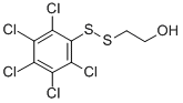2-[(pentachlorophenyl)dithio]ethanol Structure