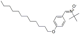 알파-(4-도데실옥시페닐)-N-tert-부틸니트론 구조식 이미지