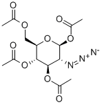 1,3,4,6-TETRA-O-ACETYL-2-AZIDO-2-DEOXY-BETA-D-GLUCOPYRANOSE 구조식 이미지