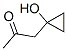 2-Propanone, 1-(1-hydroxycyclopropyl)- (9CI) Structure