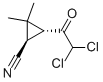 시클로프로판카르보니트릴,3-(디클로로아세틸)-2,2-디메틸-,트랜스-(9CI) 구조식 이미지