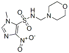 1H-Imidazole-5-sulfonamide, 1-methyl-N-(4-morpholinylmethyl)-4-nitro- Structure