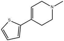 1-methyl-4-(2-thienyl)-1,2,3,6-tetrahydropyridine 구조식 이미지