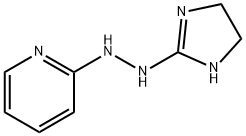 Pyridine,  2-[2-(2-imidazolin-2-yl)hydrazino]-  (8CI) Structure