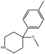 Piperidine, 4-methoxy-4-(4-methylphenyl)- (9CI) Structure