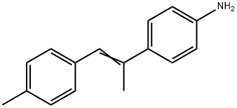 Benzenamine, 4-[1-methyl-2-(4-methylphenyl)ethenyl]- (9CI) Structure