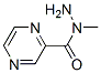 Pyrazinecarboxylic acid, 1-methylhydrazide (9CI) 구조식 이미지