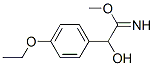 Benzeneethanimidic acid, 4-ethoxy-alpha-hydroxy-, methyl ester (9CI) Structure