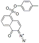 p-tolyl 6-diazo-5,6-dihydro-5-oxonaphthalene-1-sulphonate Structure