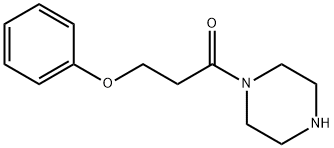 3-PHENOXY-1-PIPERAZIN-1-YL-PROPAN-1-ONE X HCL >98% 구조식 이미지