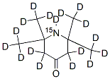 4-OXO-2,2,6,6-TETRAMETHYLPIPERIDINE (D17, 15N) Structure