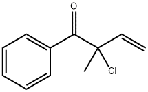 3-Buten-1-one, 2-chloro-2-methyl-1-phenyl- (9CI) 구조식 이미지