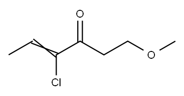 4-Hexen-3-one,  4-chloro-1-methoxy- 구조식 이미지