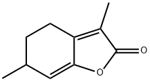 5,6-디하이드로-3,6-디메틸-4H-벤조푸란-2-온 구조식 이미지
