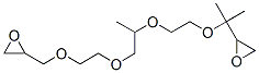 2,2'-(6,,-trimethyl-2,5,8,11-tetraoxadodecane-1,12-diyl)bisoxirane Structure