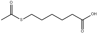 6-ACETYLTHIOHEXANOIC ACID  97 Structure