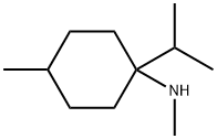 Cyclohexanamine, N,4-dimethyl-1-(1-methylethyl)- (9CI) Structure