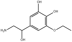 1,2-Benzenediol, 5-(2-amino-1-hydroxyethyl)-3-ethoxy- (9CI) Structure