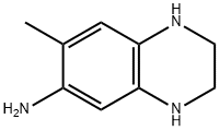 6-Quinoxalinamine,  1,2,3,4-tetrahydro-7-methyl- Structure