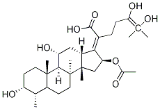 24,25-Dihydroxyfusidic Acid Structure