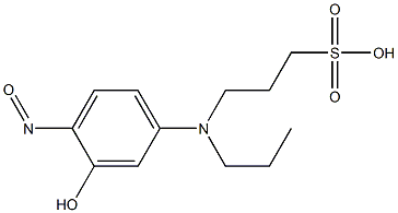 2-NITROSO-5-(N-PROPYL-3-SULFOPROPYLAMINO)PHENOL 구조식 이미지
