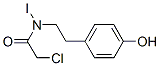 N-Chloroacetyliodotyramine  구조식 이미지