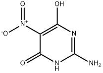 2-AMINO-4,6-DIHYDROXY-5-NITROPYRIMIDINE Structure