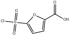 5-(Chlorosulfonyl)-2-furancarboxylic acid 구조식 이미지