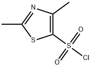2,4-Dimethyl-1,3-thiazole-5-sulfonyl chloride Structure