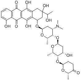 trisarubicinol 구조식 이미지