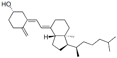 (1S,3Z)-3-[(2E)-2-[(1R,3aR,7aS)-7a-methyl-1-[(2R)-6-methylheptan-2-yl]-2,3,3a,5,6,7-hexahydro-1H-inden-4-ylidene]ethylidene]-4-methylidene-cyclohexan-1-ol Structure