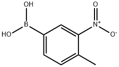 4-Methyl-3-nitrophenylboronic acid 구조식 이미지