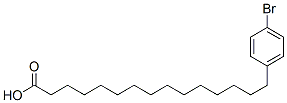 15-(4-bromophenyl)pentadecanoic acid Structure