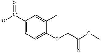 Acetic acid, (2-methyl-4-nitrophenoxy)-, methyl ester (9CI) Structure