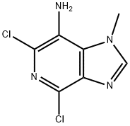 1H-Imidazo[4,5-c]pyridin-7-amine,4,6-dichloro-1-methyl-(9CI) 구조식 이미지