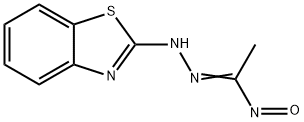 Acetaldehyde, 1-nitroso-, 2-benzothiazolylhydrazone (9CI) Structure