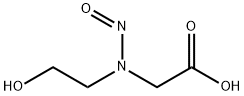 N-(2-hydroxyethyl)-N-carboxymethylnitrosamine 구조식 이미지