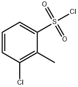 3-CHLORO-2-METHYLBENZENESULFONYL CHLORIDE 구조식 이미지