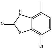 7-클로로-4-메틸-2(3H)-벤조티아졸론 구조식 이미지
