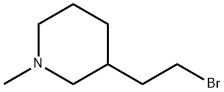 피페리딘,3-(2-브로모에틸)-1-메틸-(9CI) 구조식 이미지