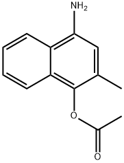 1-나프탈레놀,4-아미노-2-메틸-,아세테이트(에스테르)(9CI) 구조식 이미지