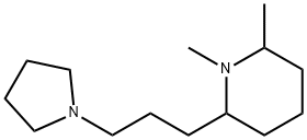 Piperidine, 1,2-dimethyl-6-[3-(1-pyrrolidinyl)propyl]- (9CI) 구조식 이미지