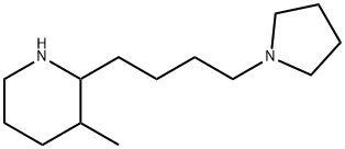 Piperidine, 3-methyl-2-[4-(1-pyrrolidinyl)butyl]- (9CI) Structure