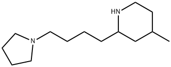 Piperidine, 4-methyl-2-[4-(1-pyrrolidinyl)butyl]- (9CI) 구조식 이미지