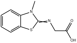 Glycine, N-(3-methyl-2(3H)-benzothiazolylidene)- (9CI) Structure